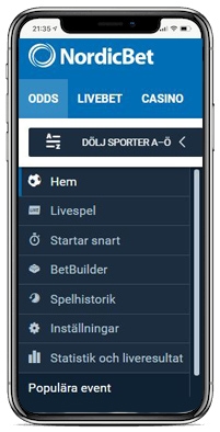 Nordicbet mobil