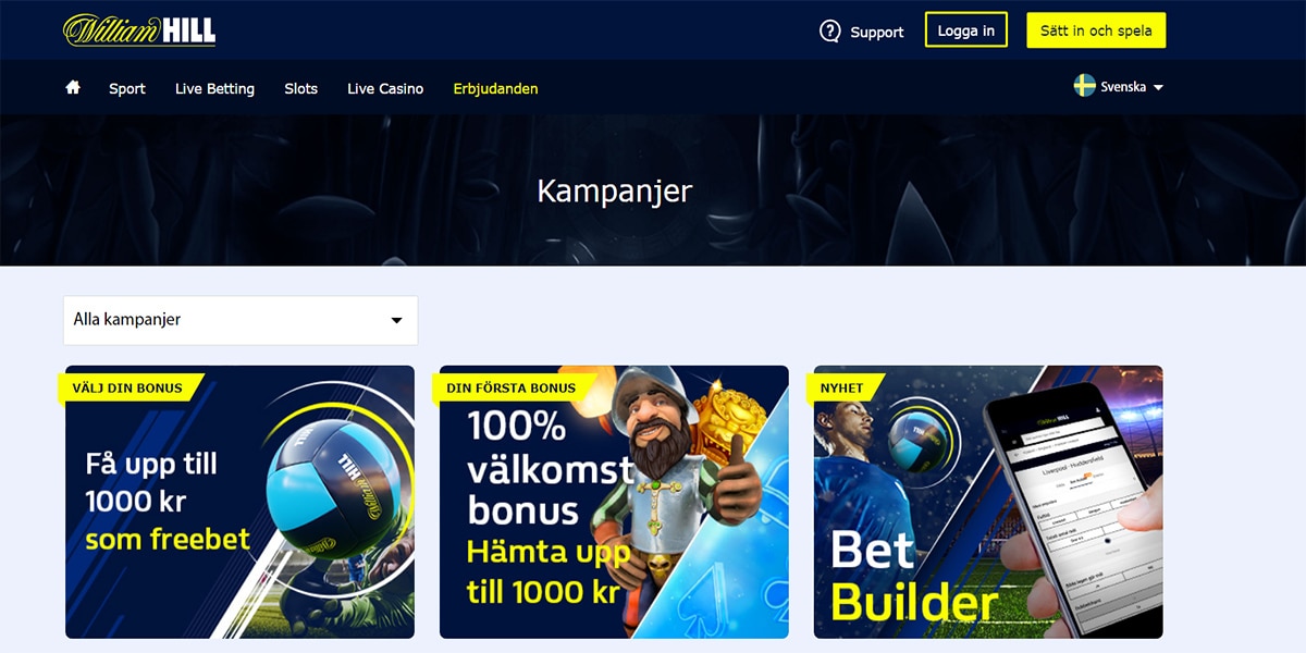William Hill Screenshot
