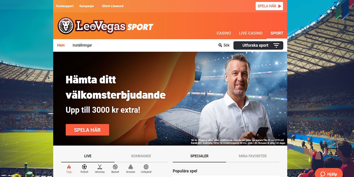 leovegas screenshot